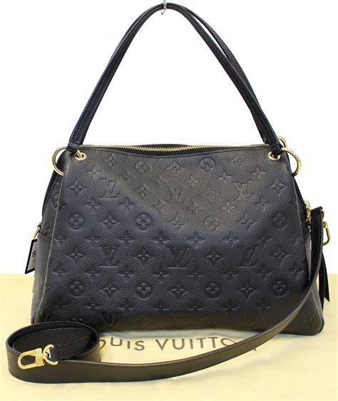 lv bag black leather